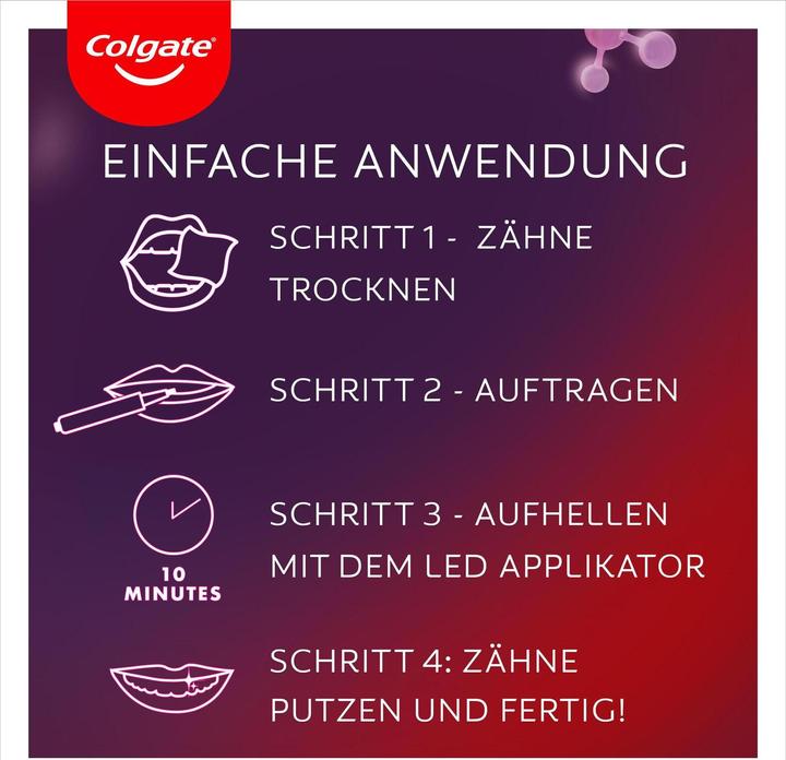 Produktbild Colgate Max White Ultim Whitening Kit (LED Licht)