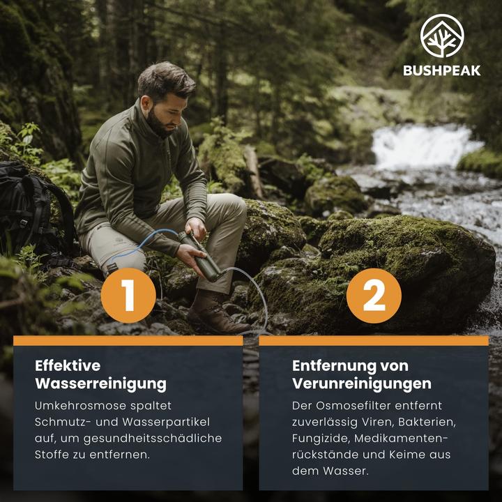 Immagine prodotto Bushpeak Filtro a osmosi - Pure Flow