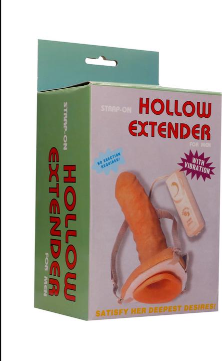 Produktbild Seven Creations Strap-on Vibrerende Holle Penisverlenger