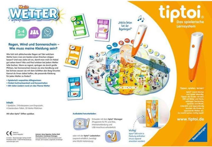 Actual product image tiptoi My weather '22 D (German)