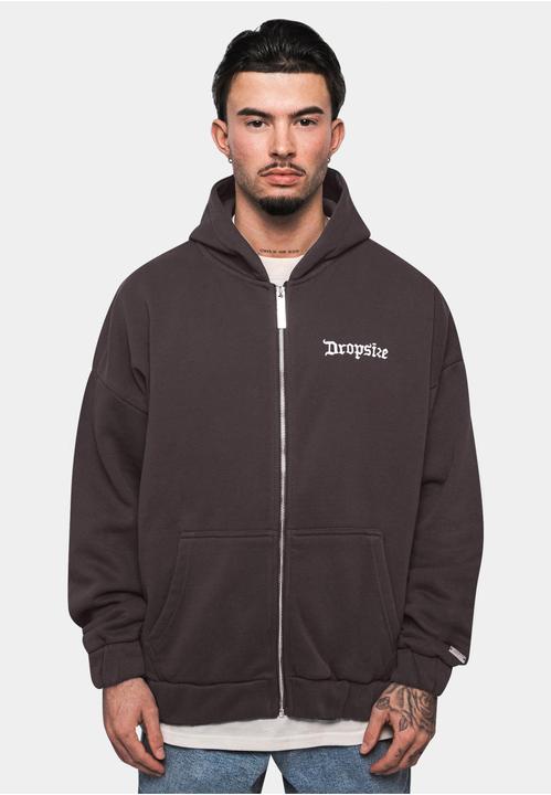 Produktbild Dropsize Super Heavy Oversize Blank Zip Hoodie - 124675 (XXL)