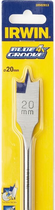 Actual product image Irwin 10502812, Drill, Spade drill bit, 1.9 cm, 157 mm, Wood, Stainless steel (19 millimetres)