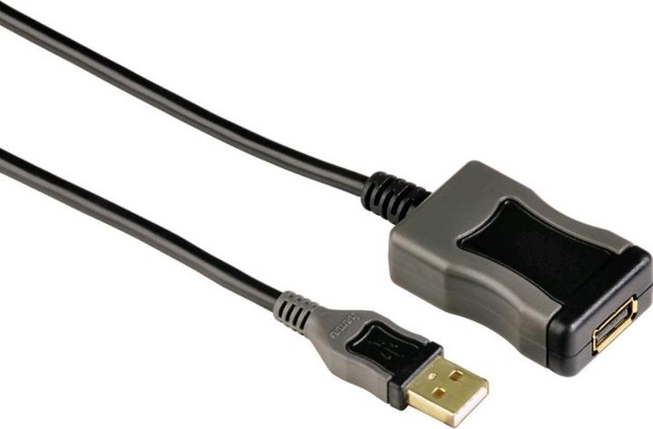 Actual product image Hama Active USB 2.0 extension cable (5 m, USB 2.0)