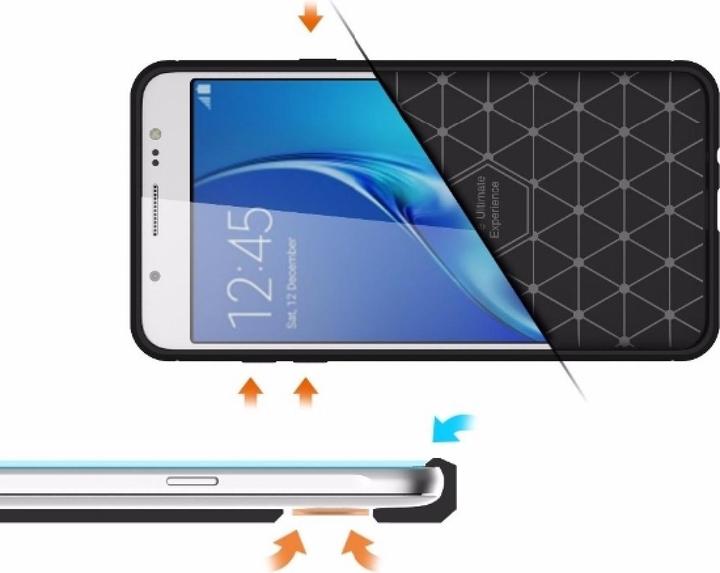 Image du produit Screenguard Samsung Galaxy J7 2016 Housse Carbon Brushed Soft TPU (Samsung Galaxy J7 2016)