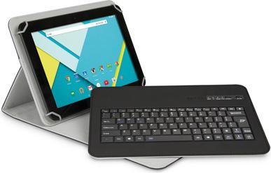 Immagine prodotto Hamlet Universal Cover 101 KBT2 custodia universale con tastiera bluetooth removibile per tablet da (Ing. Int.)
