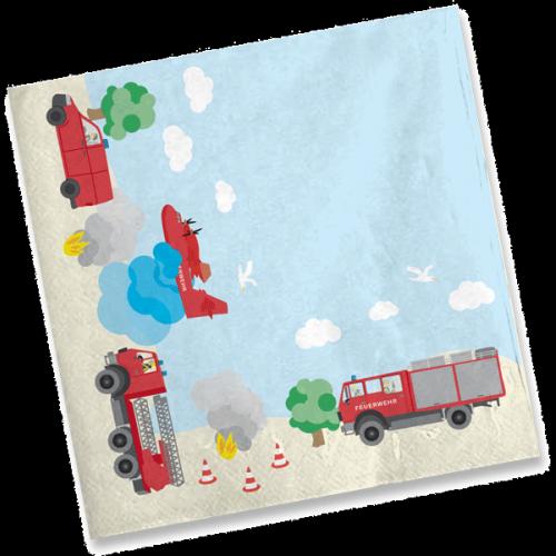 Image du produit DH-Konzept Set de décoration de fête Pompiers pour 6 enfants 51 pièces