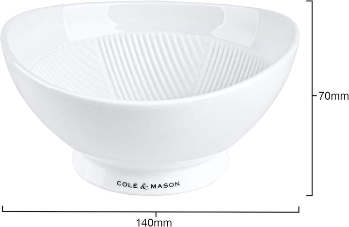 Produktbild Profino Suribachi Mörser & Stössel - Weiss glasiertes Porzel