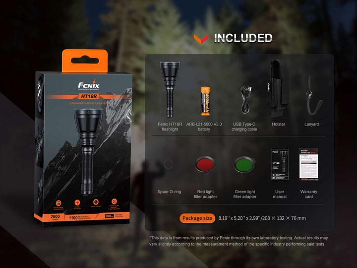 Immagine prodotto Fenix HT18R (18.80 cm, 2800 lm)