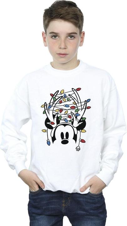 Produktbild Disney Mickey Mouse Christmas Head Lights Sweatshirt Jungen (152, 158)