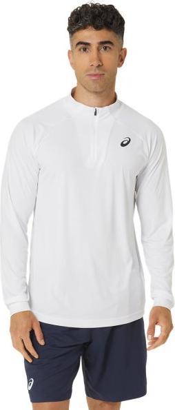 ASICS Performance COURT LS 1/2 ZIP TOP Men BRILL.WHITE/BRILL.WHITE (XXL)