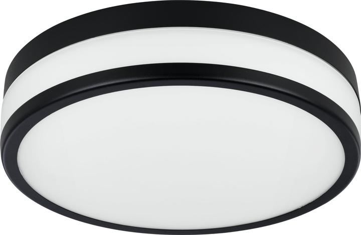 Image du produit EGLO 900846 LED PALERMO LED Applique/plafonnier 3x5,7W Ø300mm Noir Blanc Blanc Chaud IP44 (2100 lm)