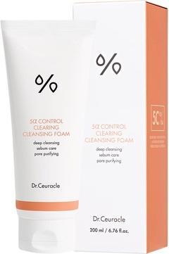 Leegeehaam Dr.Ceuracle 5 Alpha Control Cleansing Foam Redness Treatment Face Wash mit 0,5% Salicylsäure Kore (Schaum)