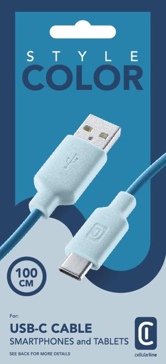 Image du produit Cellularline USB A - USB type C (1 m, USB 2.0)