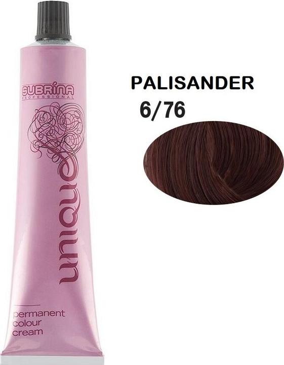 Subrina Professional Unique Permanent Hair Dye 676 Dark Blonde Violet Chestnut - 100 Ml (676 Dunkelblond Violett Kastanie)
