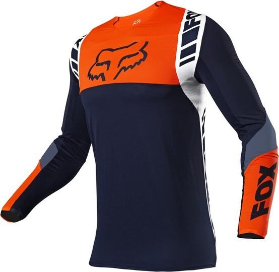 Actual product image Fox Jersey 21 Flexair Mach One Nvy 2x (XXS)