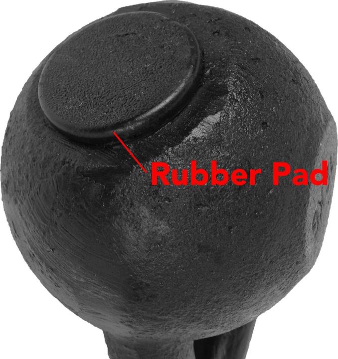 Produktbild Tunturi Gusseisen Kettlebell mit Gummi Boden (1 x 24 kg)