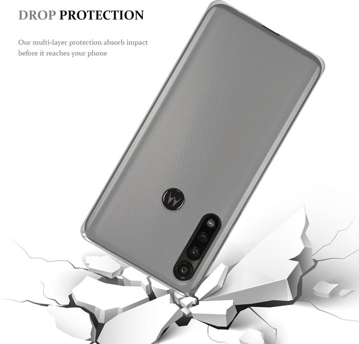 Actual product image Cadorabo TPU Ultra Slim AIR Cover (Motorola Moto G8 Power Lite)