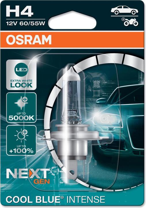 Actual product image Osram Cool blue Intense Next Generation (H4)