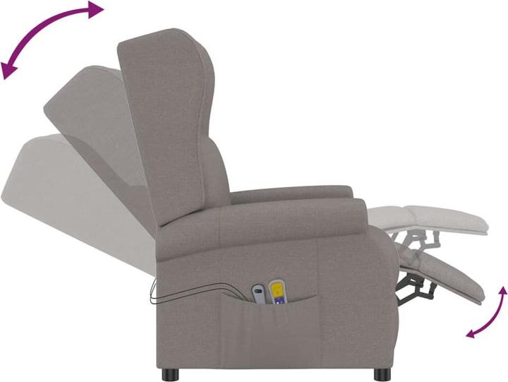 Actual product image VidaXL Elektrischer Massagestuhl