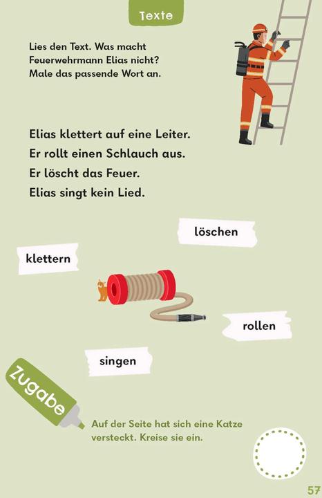 Label énergétique Leserätsel für mutige Kinder - Polizei und Feuerwehr - Ab 6 Jahren (Allemand, Le coin de Janine, Ulrike Rogler, 2024)