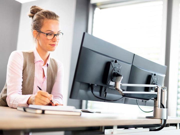 Produktbild Novus Monitortragearm 2tlg. Monitortragearm 2tlg. 990+4018+000 (Tisch, 27")
