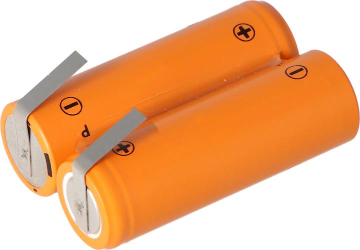 Produktbild AccuCell Akku mit Lötfahnen ersetzt Philips 138 10609 (1 Stk., 1200 mAh)