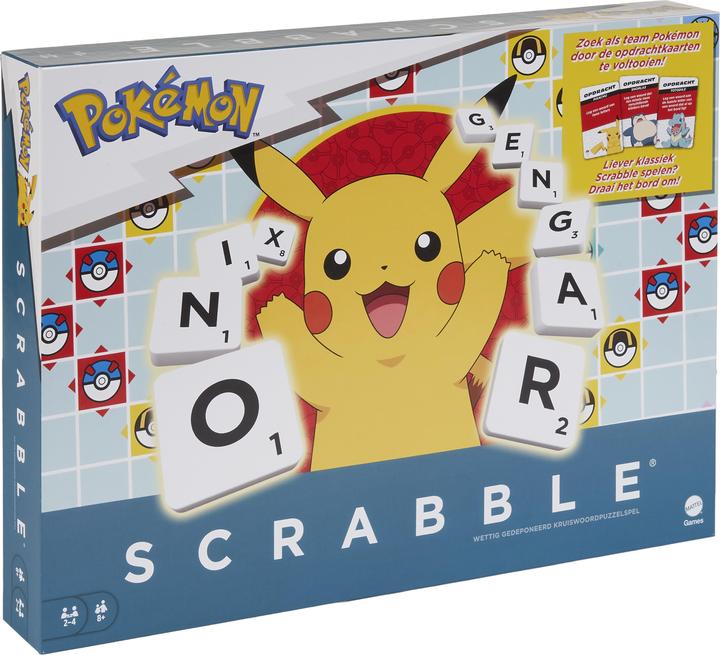 Image du produit Mattel Hxt31 Nl Scrabble Pokemon (Néerlandais)