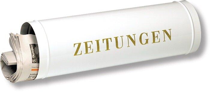 Image du produit Burg Wächter Porte-journaux 800 largeur 400 mm blanc acier