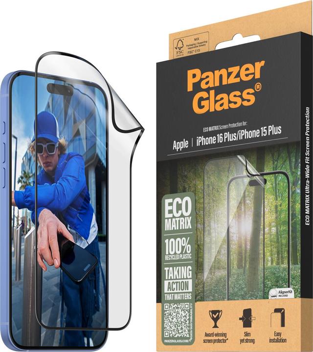 Produktbild PanzerGlass Matrix (1 Stück, Apple iPhone 16 Plus)