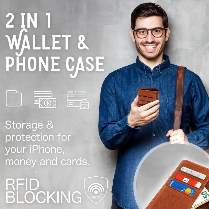 Actual product image Nalia Genuine Leather Flip Case Cover with Magnetic Closure (Samsung Galaxy S23 Ultra)