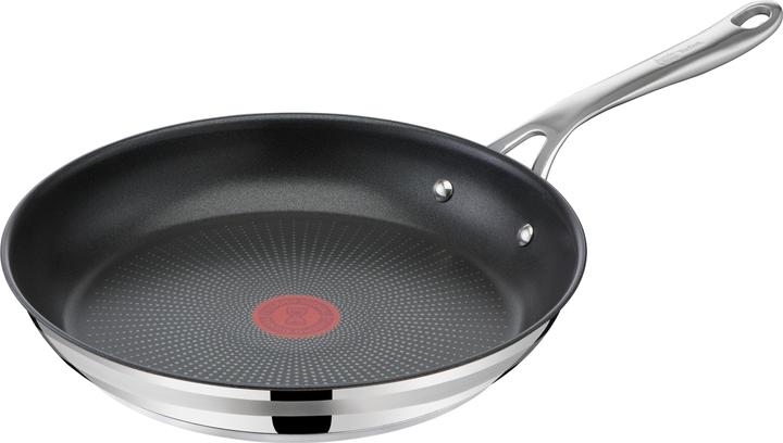 Actual product image Tefal Jamie Oliver Cook Smart Koekenpan (28 cm, Frying pan, Stainless steel)