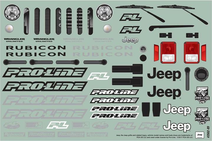 Immagine prodotto Pro-Line Jeep Wrangler Unlimited Rubicon Body (chiaro)