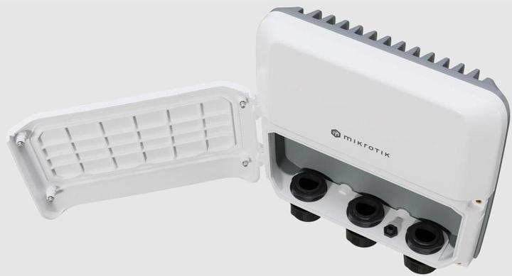 Actual product image MikroTik RB5009UPr+S+ with Marvell Armada ARMv8 CPU (4-cores, 1.4GHz per core)