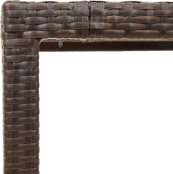 Immagine prodotto VidaXL Gartentisch mit Glasplatte (90 cm)