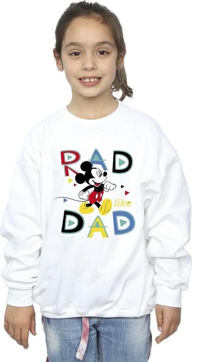 Produktbild Disney Mickey Mouse Rad Dad Sweatshirt Mädchen (152, 158)