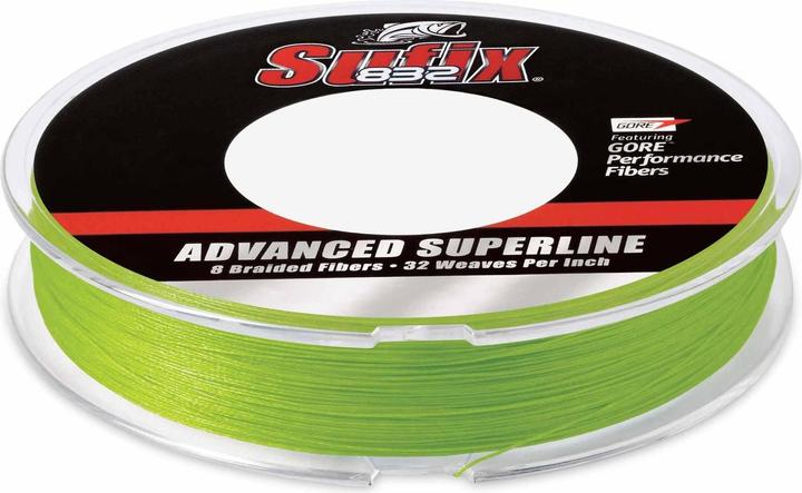 Produktbild Sufix 832 Braid 120m Neon Lime (5.90 kg, 0.10 mm)