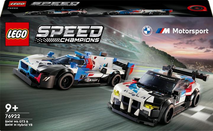 Produktbild LEGO BMW M4 GT3 & BMW M Hybrid V8 Rennwagen (76922, LEGO Speed Champions)