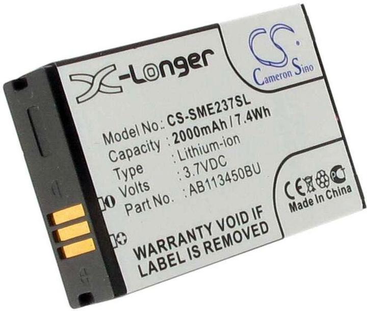 Actual product image NoName Battery for Samsung GT-E2370 etc replacement battery
