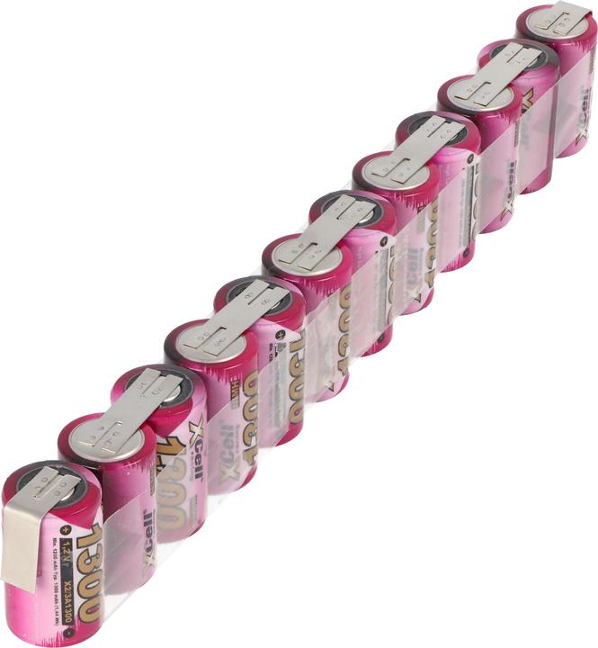 Produktbild AccuCell Akku bestehend aus 12 2/3A (14.40 V, 1300 mAh)