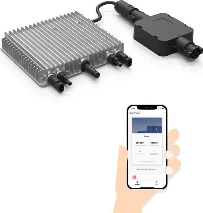 Produktbild Deye Mikrowechselrichter MI-800W + Kabelbündel