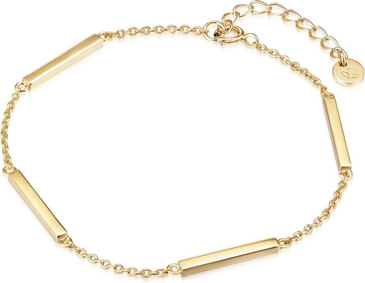 Produktbild Glanzstücke München Damen Sterling Silber gelbgold 17,0 cm Basislänge + 3,0 cm Verlängerung - 10210 (17 cm, Sterling Silber)