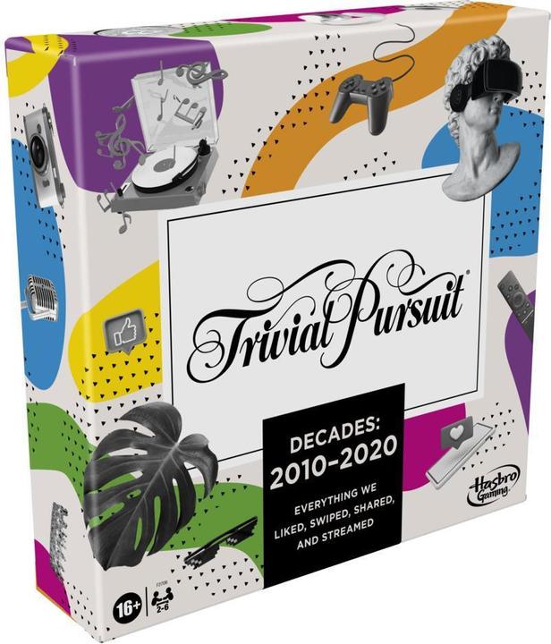 Immagine prodotto Hasbro Gaming Trivial Pursuit Decenni dal 2010 al 2020 Gioco da tavolo Trivia (Finlandese)