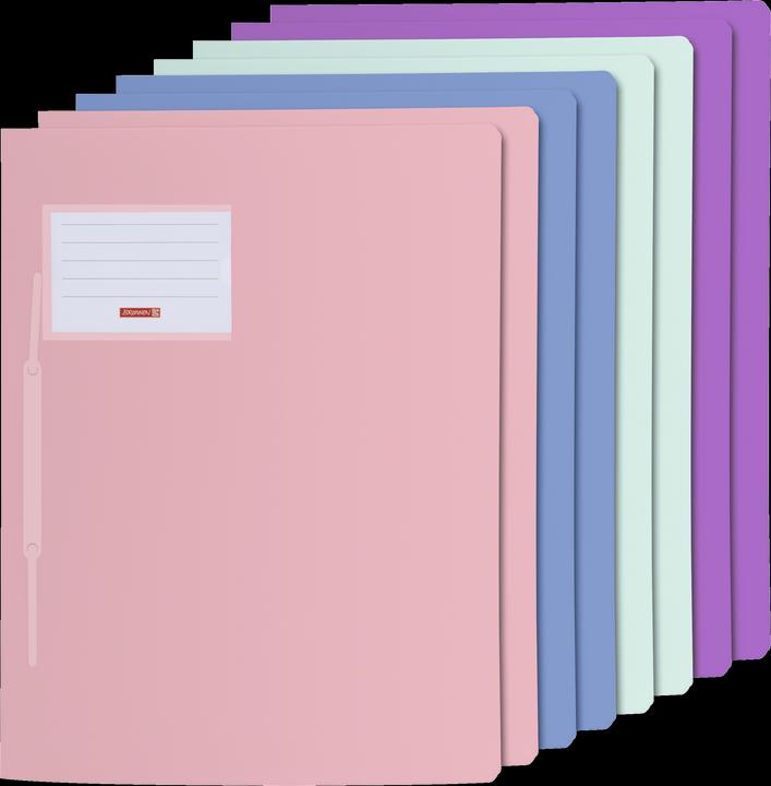 Actual product image 8 FACT!pp plastic folders, assorted colours DIN A4 (A4, 8 x)