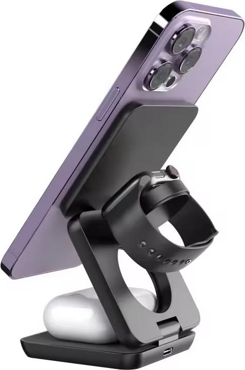Actual product image PhoneLook PowerSafe station de charge 3 en 1 compacte MagSafe (iPhone, Apple Watch, AirPods) (15 W)