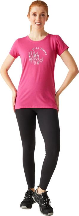 Actual product image Regatta Womens/Ladies Breezed IV Plants T-Shirt (50 D)