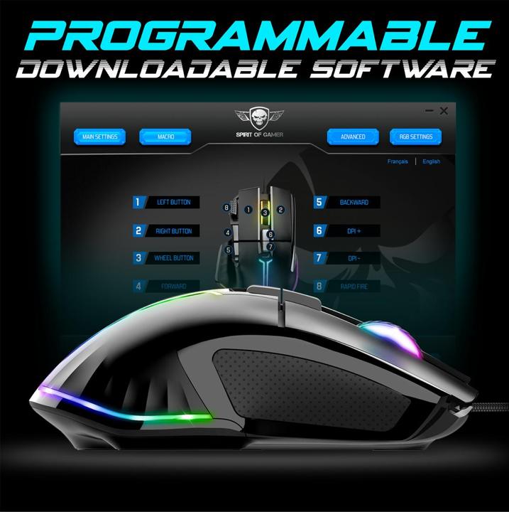 Actual product image Spirit Of Gamer Pro M5 RGB (Cable)