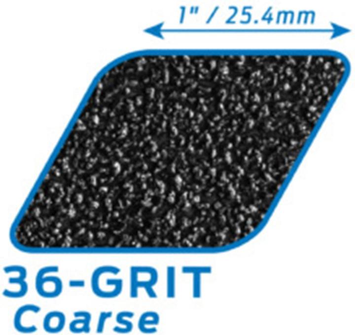 Actual product image Seismic 36-Grit Coarse Griptape per 10 cm