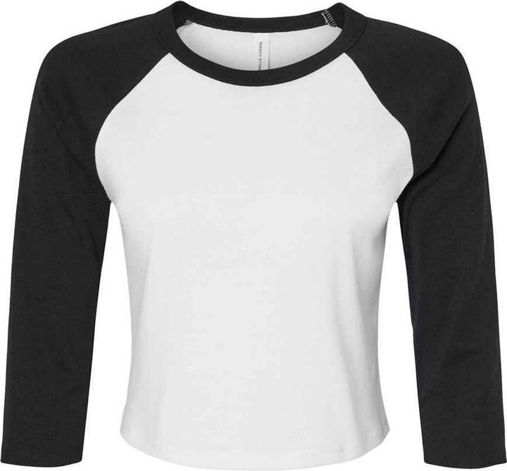 Bella Canvas TShirt Raglanärmel 34 Ärmel
