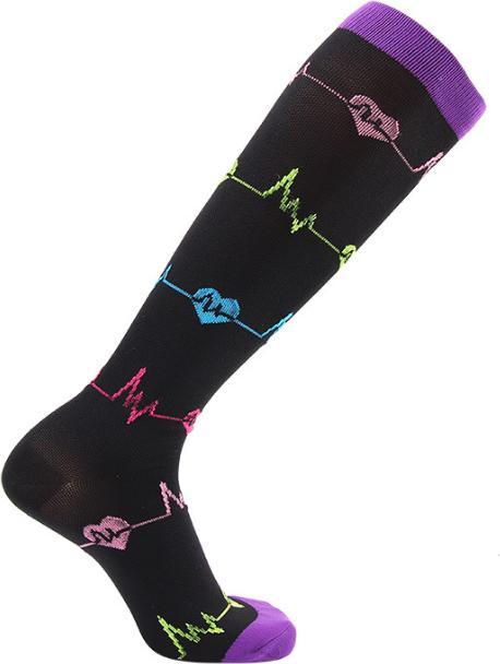 Image du produit JTI Chaussettes de soutien unisexes à hauteur du genou - Pulse (Une unité par pack, S, 34 - 40, 41 - 46)