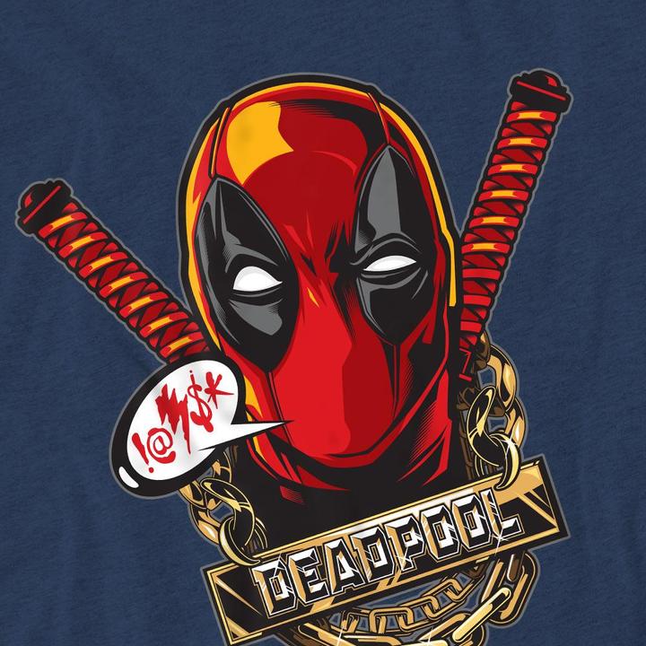 Actual product image Deadpool Unisex Adult Gangster T-Shirt (M)